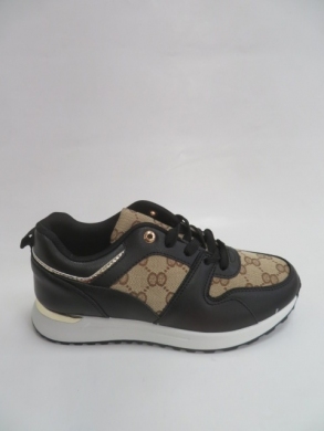 Buty sportowe damskie na płaskim (36-41) JL-402 BLACK