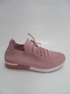 Buty sportowe damskie na płaskim (36-41) BB176 PINK