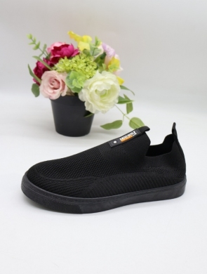 Buty sportowe damskie na płaskim (36-41) J-26 ALLBLACK
