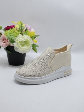 Buty sportowe damskie na płaskim (36-41) LL1929 BEIGE