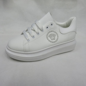 Buty sportowe damskie na płaskim (36-40) FCL701-1 ALLWHITE