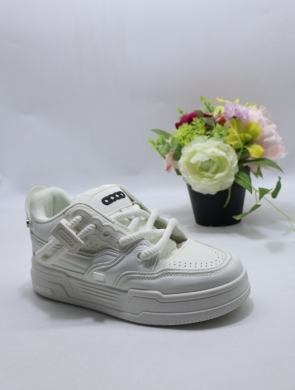 Buty sportowe damskie na płaskim (36-41) EV315 WHITE