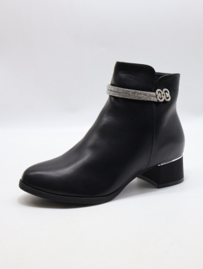 Botki damskie ocieplane na obcasie (36-41) SA3028-1