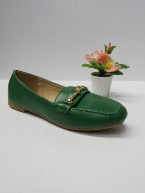 Mokasyny damskie na płaskim (36-41) LS5389 GREEN