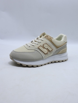Buty sportowe damskie na płaskim (36-41) 99001 BEIGE