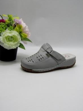 Klapki damskie na koturnie (36-42) C9916-3 GREY