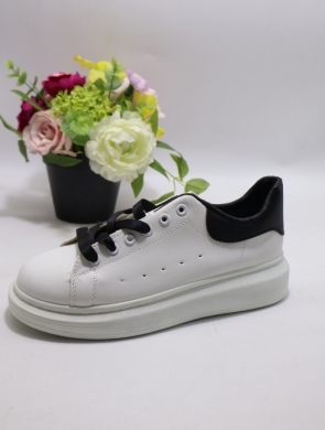 Buty sportowe damskie na płaskim (36-41) J565 WH/BL