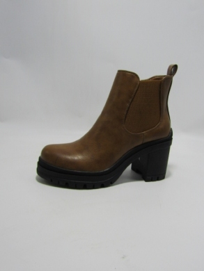 Botki damskie na obcasie (36-41) BL414 CAMEL