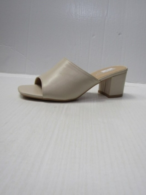 Klapki damskie na obcasie (36-41) X197 BEIGE