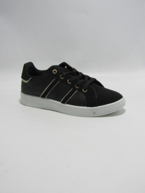 Buty sportowe damskie na płaskim (36-41) DD-319 BLACK