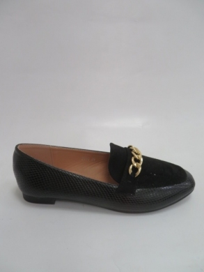 Mokasyny damskie na płaskim (36-41) N840 BLACK