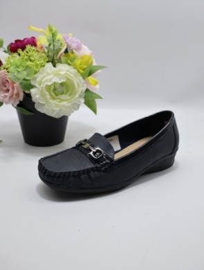 Mokasyny damskie na koturnie (36-41) J-162 BLUE