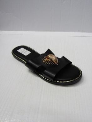 Klapki damskie na płaskim (36-41) MS5192 BLACK
