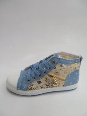 Trampki Damskie na koturnie (36-41) A506 L.BLUE