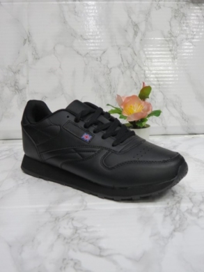 Buty sportowe damskie na płaskim (36-41) EV-56 BLACK