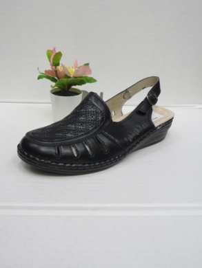 Sandały damskie na koturnie (36-42) F2202 BLACK