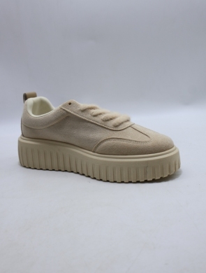 Buty sportowe damskie na płaskim (36-41) A013 BEIGE