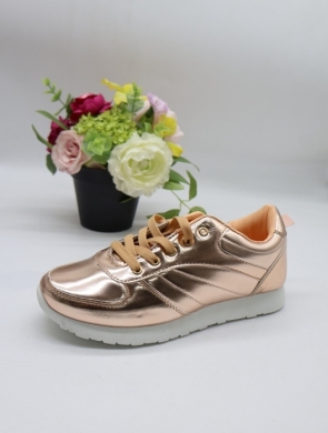 Buty sportowe damskie na płaskim (36-41) 4039 GOLD