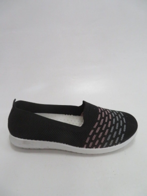 Tenisówki damskie na płaskim (37-42) YK59-1 BLACK