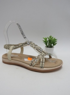 Sandały damskie na płaskim (36-41) FY6897 WHITE