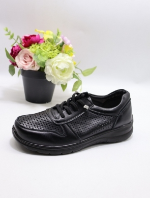 Buty sportowe damskie na płaskim (36-41) BK-621 BLACK