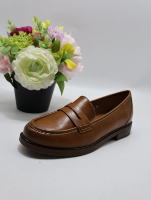Mokasyny damskie na płaskim (36-41) YCC-118 CAMEL
