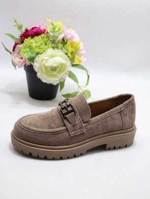 Mokasyny damskie na płaskim (36-41) TM2309 KHAKI/MIC