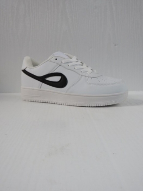 Buty sportowe damskie na płaskim (36-41) DN91-32 ALLWHITE/BLACK
