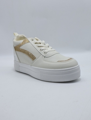 Buty sportowe damskie na płaskim (36-41) 85-938 BEIGE
