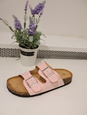 Klapki damskie na płaskim (36-41) 2751 PINK