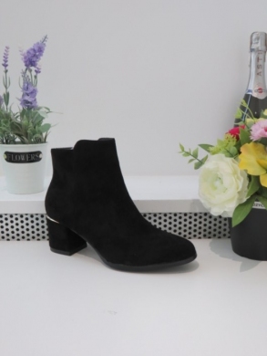 Botki damskie na obcasie (36-41) AA-14 BLACK