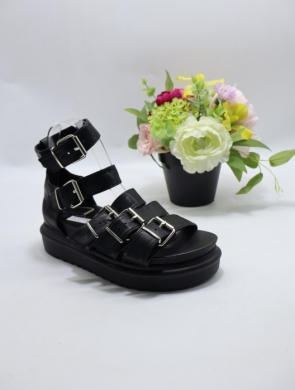 Sandały damskie na płaskim (36-41) NP132-6 BLACK