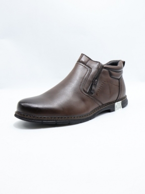 Botki męskie ocieplane (40-45) 62022-3 BROWN