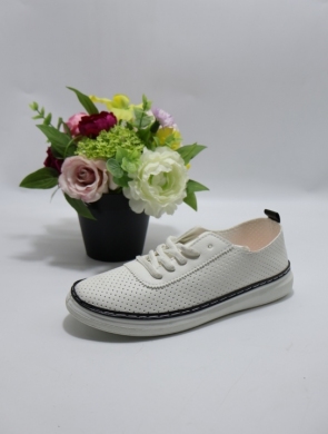 Buty sportowe damskie na płaskim (36-41) TQ2430 WHITE/BL