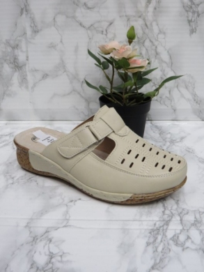 Klapki damskie na koturnie (39-43) DJ6-15 BEIGE