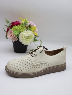 Półbuty damskie na płaskim (39-43) DTC06-2 BEIGE