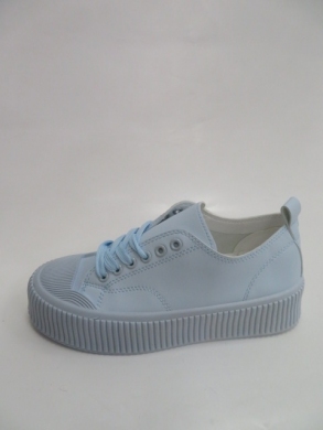 Trampki damskie na płaskim (36-41) 1759 BLUE