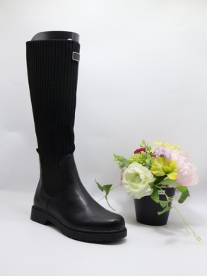 Kozaki damskie na płaskim (36-41) AXHX-88 BL