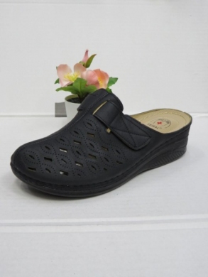 Klapki damskie na koturnie (36-41) JH1-2 BLACK
