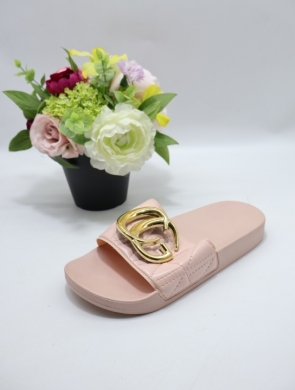 Klapki damskie na płaskim (37-41) 3308-4 BLUSH