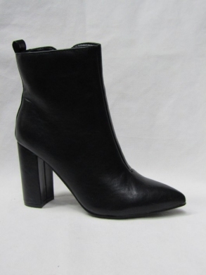 Botki damskie ocieplane na obcasie (36-41) 88327 BLACK
