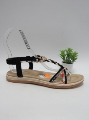 Sandały damskie na płaskim (36-41) FY6910 BLACK