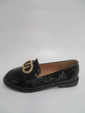 Mokasyny damskie na płaskim (36-41) 8037 BLACK