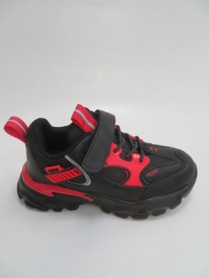 Sportowe Chłopięce (32-37) L237 BLACK/RED