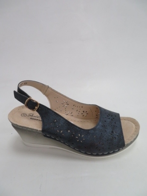 Sandały Damskie na koturnie (36-41) 0517 NAVY