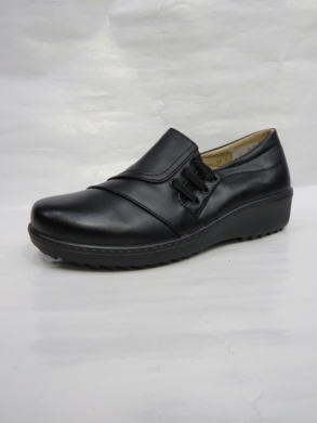 Półbuty damskie na płaskim (36-42) 8318-21 BLACK
