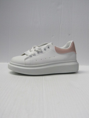 Buty sportowe damskie na płaskim (36-41) BO-632 WHITE/PINK