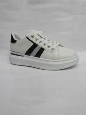 Buty sportowe damskie na płaskim (36-41) R131 BLACK