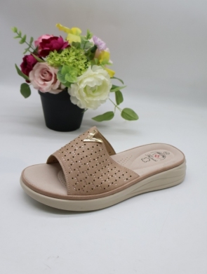 Klapki damskie na płaskim (36-42) 22601-27 PINK