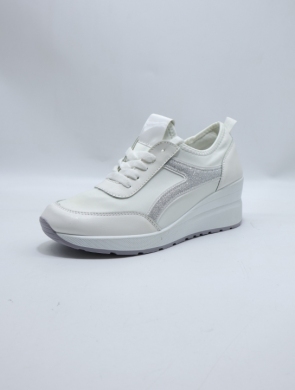 Buty sportowe damskie na koturnie (36-41) J-156 WHITE
